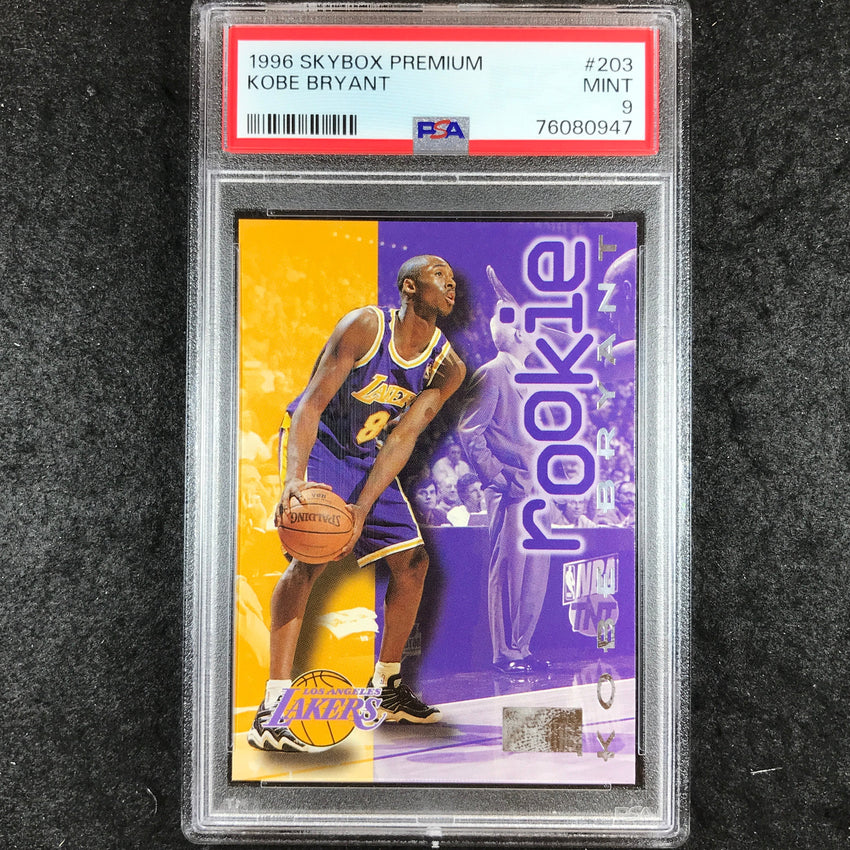1996 Skybox Premium KOBE BRYANT Rookie #203 PSA 9 (947)