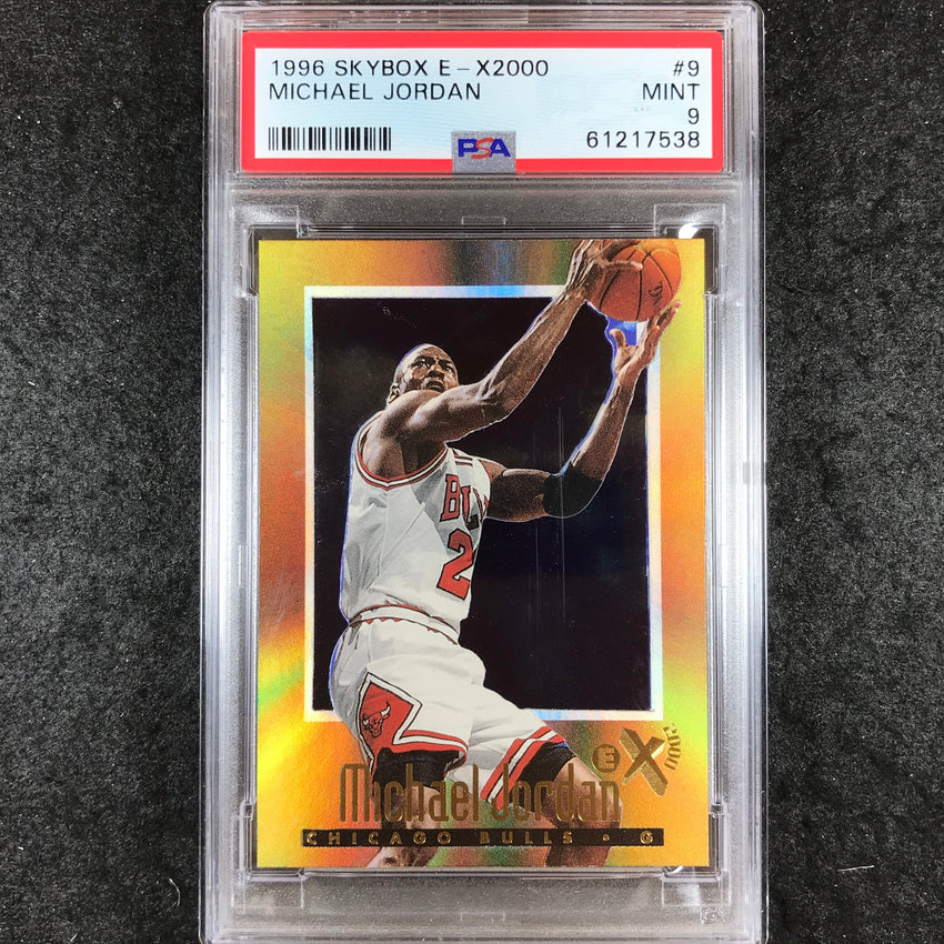 1996 Skybox E-X2000 MICHAEL JORDAN #9 PSA 9 (538)