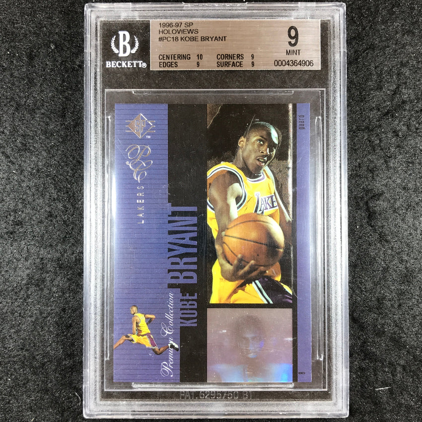 1996-97 SP KOBE BRYANT Rookie Holoviews #PC18 BGS 9 (906)