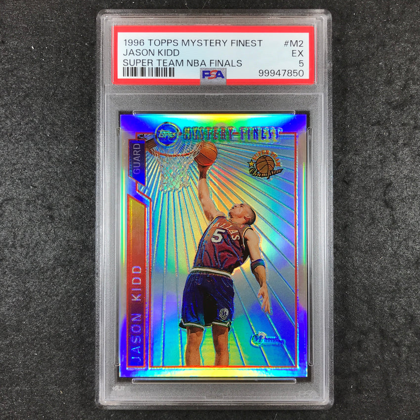1996 Topps Mystery Finest JASON KIDD Super Team NBA Finals #M22 PSA 5 (850)