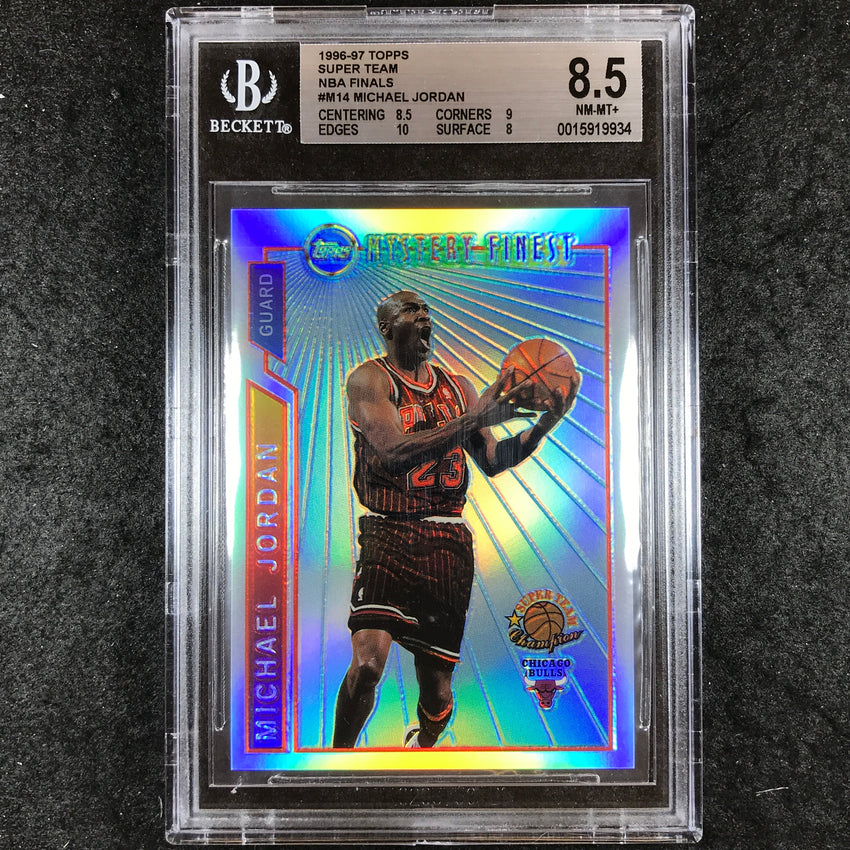 1996-97 Topps MICHAEL JORDAN Super Team NBA Finals #M14 BGS 8.5 (934)