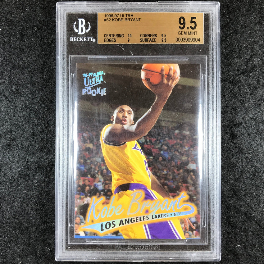 1996-97 Fleer KOBE BRYANT Rookie #52 BGS 9.5 (904)
