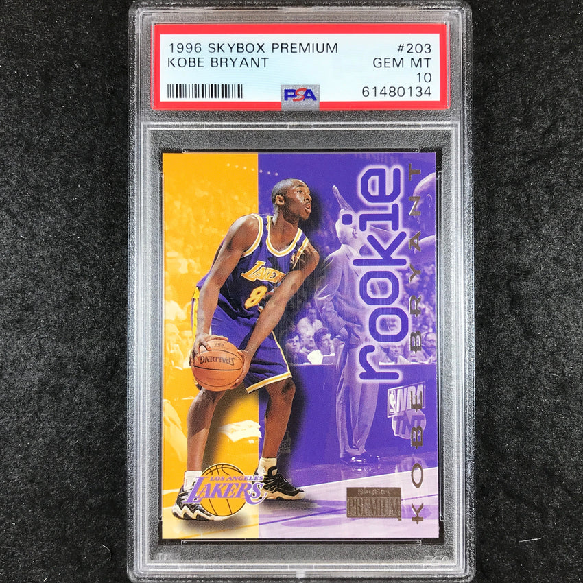 1996 Skybox Premium KOBE BRYANT Rookie #203 PSA 10 (134)