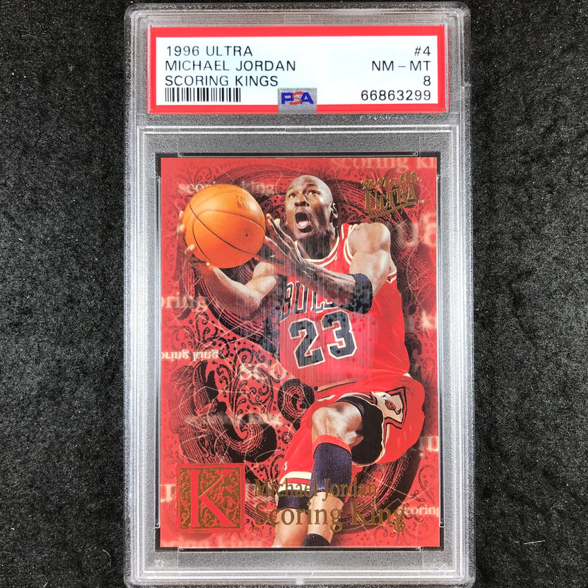 1996 Ultra MICHAEL JORDAN Scoring Kings #4 PSA 8 (299)