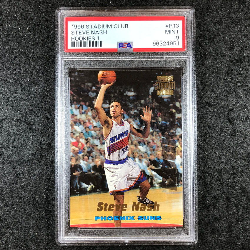 1996 Stadium Club STEVE NASH Rookies 1 #R13 PSA 9 (951)