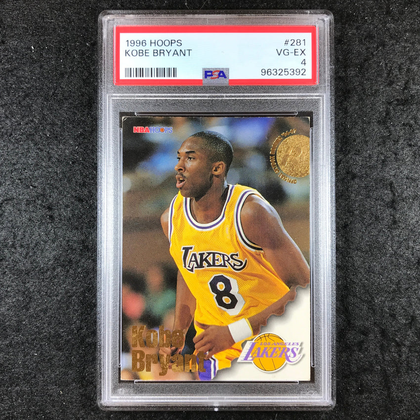 1996 Hoops KOBE BRYANT Rookie #281 PSA 4 (392)