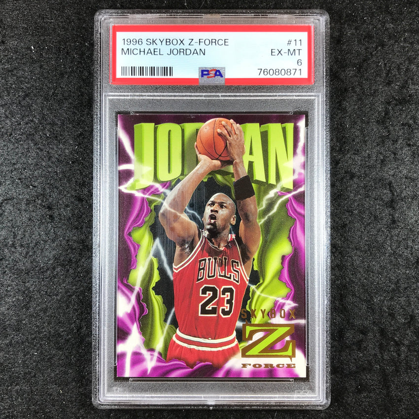 1996 Skybox Z-Force MICHAEL JORDAN #11 PSA 6 (871)