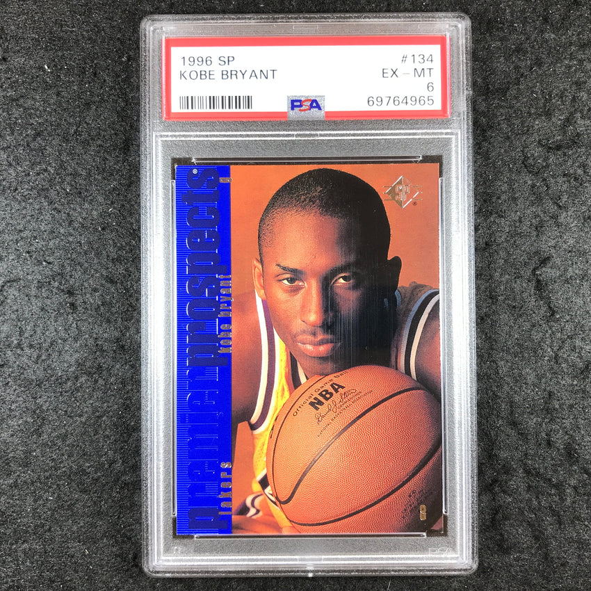 1996 SP KOBE BRYANT Rookie Premier Prospects #134 PSA 6 (965)