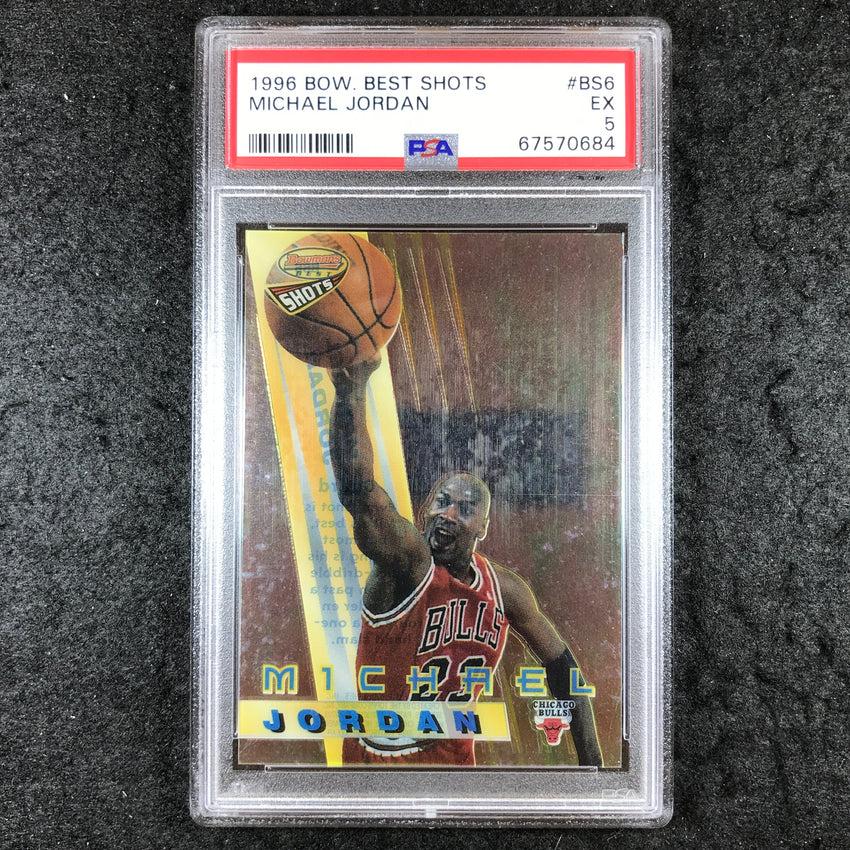 1996 Bowman's Best Shots MICHAEL JORDAN #BS6 PSA 5 (684)