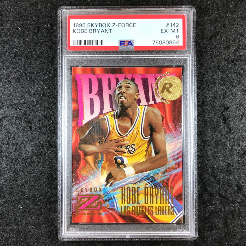 1996 Skybox Z-Force KOBE BRYANT Rookie #142 PSA 6 (864)