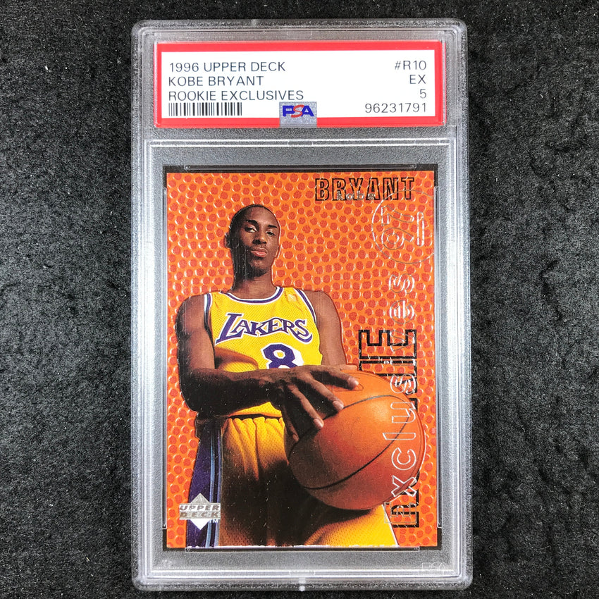 1996 Upper Deck KOBE BRYANT Rookie Exclusives #R10 PSA 5 (791)