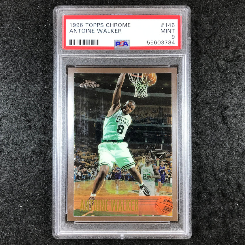 1996 Topps Chrome ANTOINE WALKER Rookie #146 PSA 9 (784)