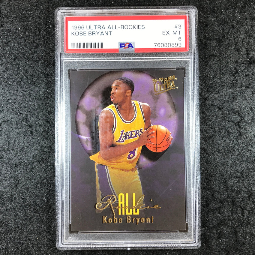 1996 Ultra All-Rookies KOBE BRYANT #3 PSA 6 (899)
