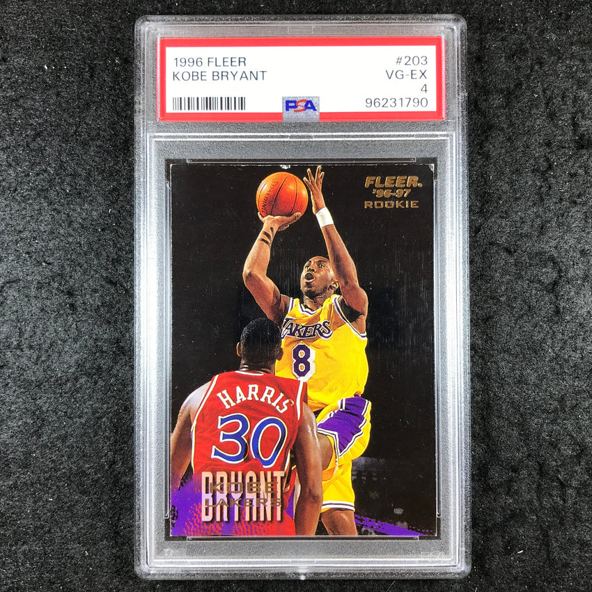 1996 Fleer KOBE BRYANT Rookie #203 PSA 4 (790)