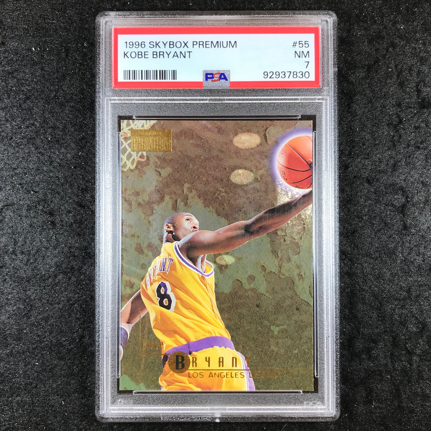 1996 Skybox Premium KOBE BRYANT Rookie #55 PSA 7 (830)