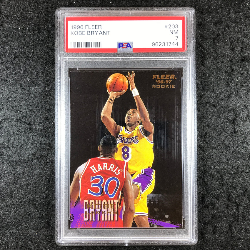 1996 Fleer KOBE BRYANT Rookie #203 PSA 7 (744)