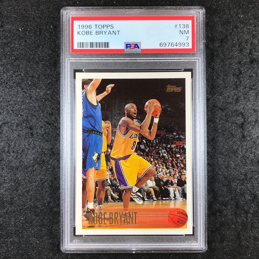 1996 Topps KOBE BRYANT Rookie #138 PSA 7 (993)