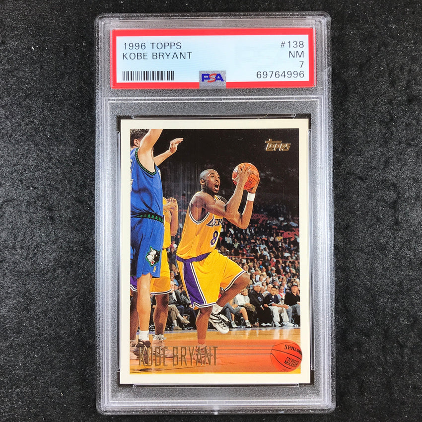 1996 Topps KOBE BRYANT Rookie #138 PSA 7 (996)