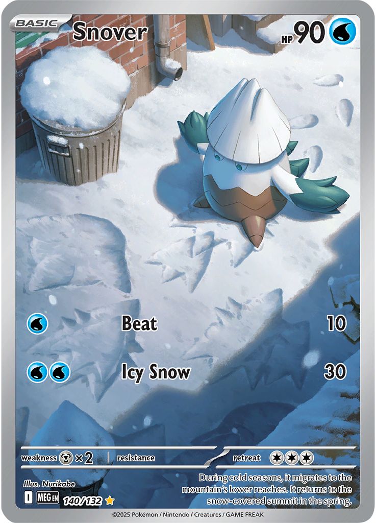 Snover - [  140/132 ] - Illustration Rare - Pokemon ME01 Mega Evolution