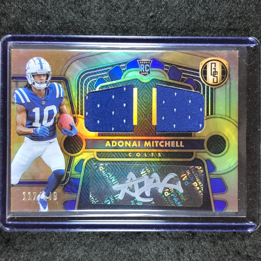 2024 Gold Standard Football ADONAI MITCHELL Rookie Jersey Auto Double 117/149