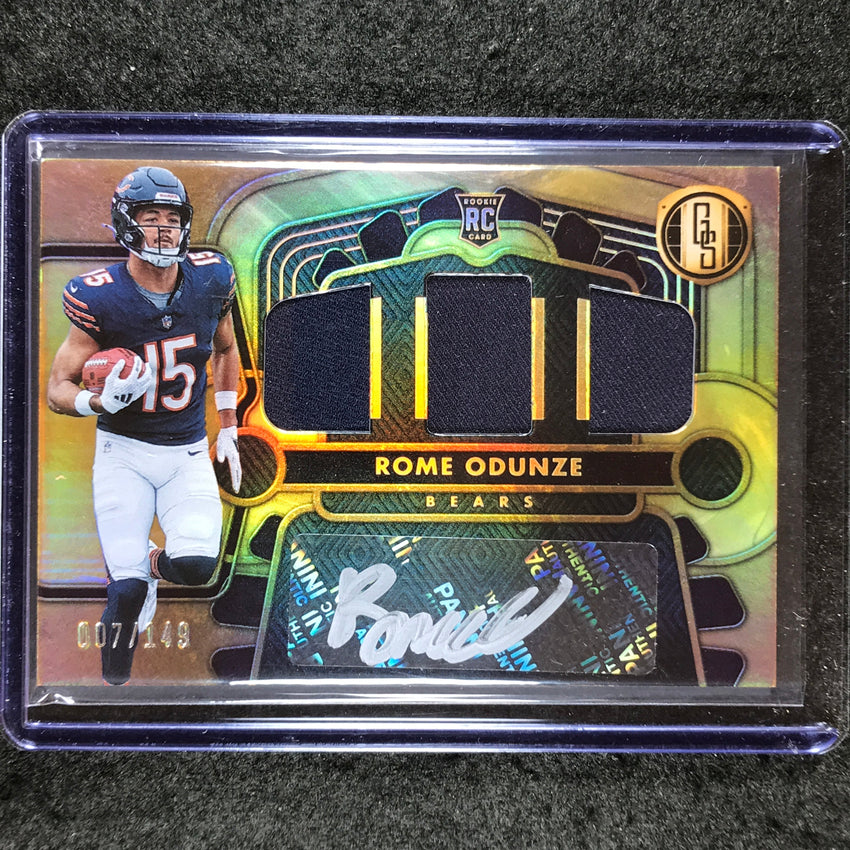 2024 Gold Standard Football ROME ODUNZE Rookie Jersey Auto Double 7/149