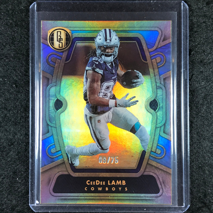 2024 Gold Standard Football CEEDEE LAMB Base Platinum 9/75 #25