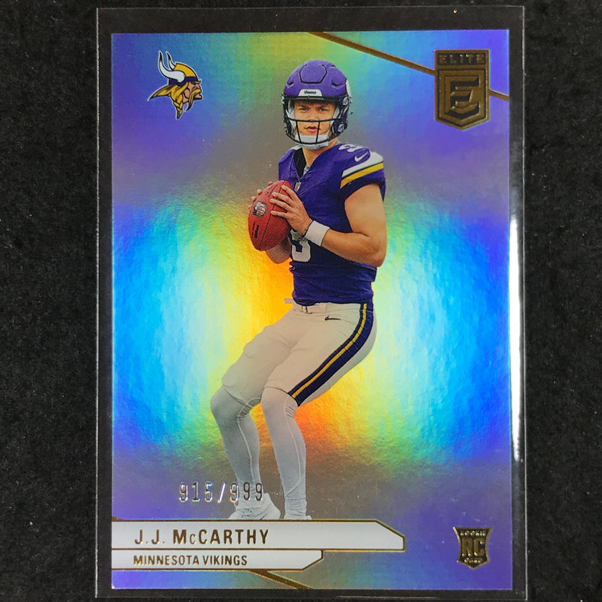 2024 Donruss Elite Football J.J. MCCARTHY Rookie Base 915/999 #105