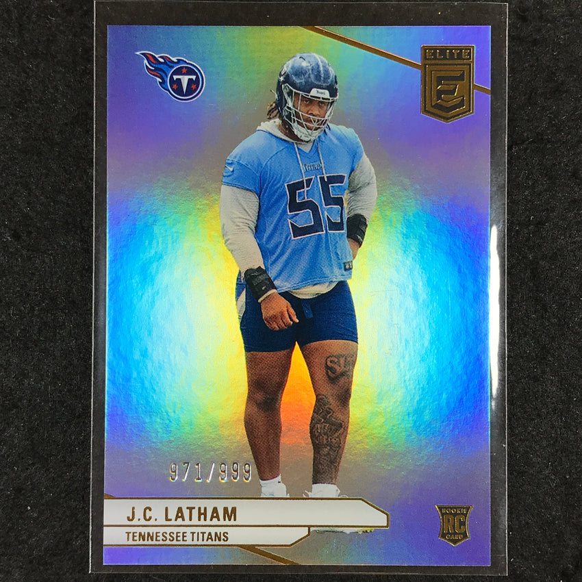 2024 Donruss Elite Football J.C. LATHAM Rookie Base 971/999 #141