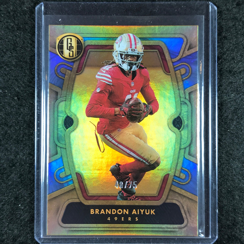 2024 Gold Standard Football BRANDON AIYUK Base Platinum 48/75 #88