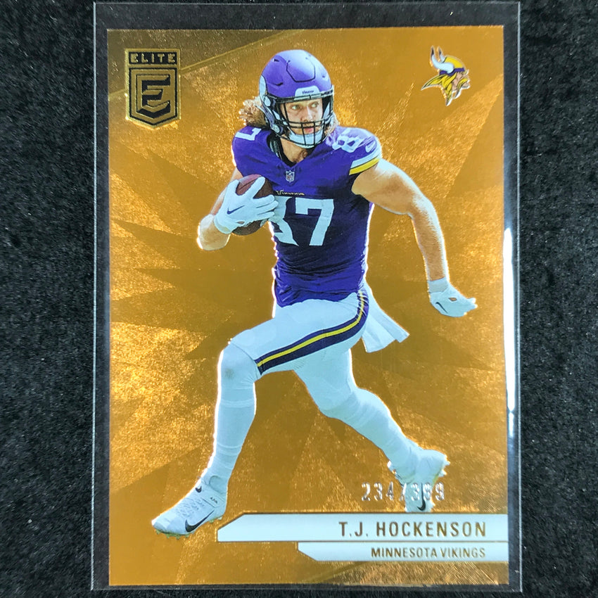 2024 Donruss Elite Football T.J. HOCKENSON Base Orange 234/399 #45
