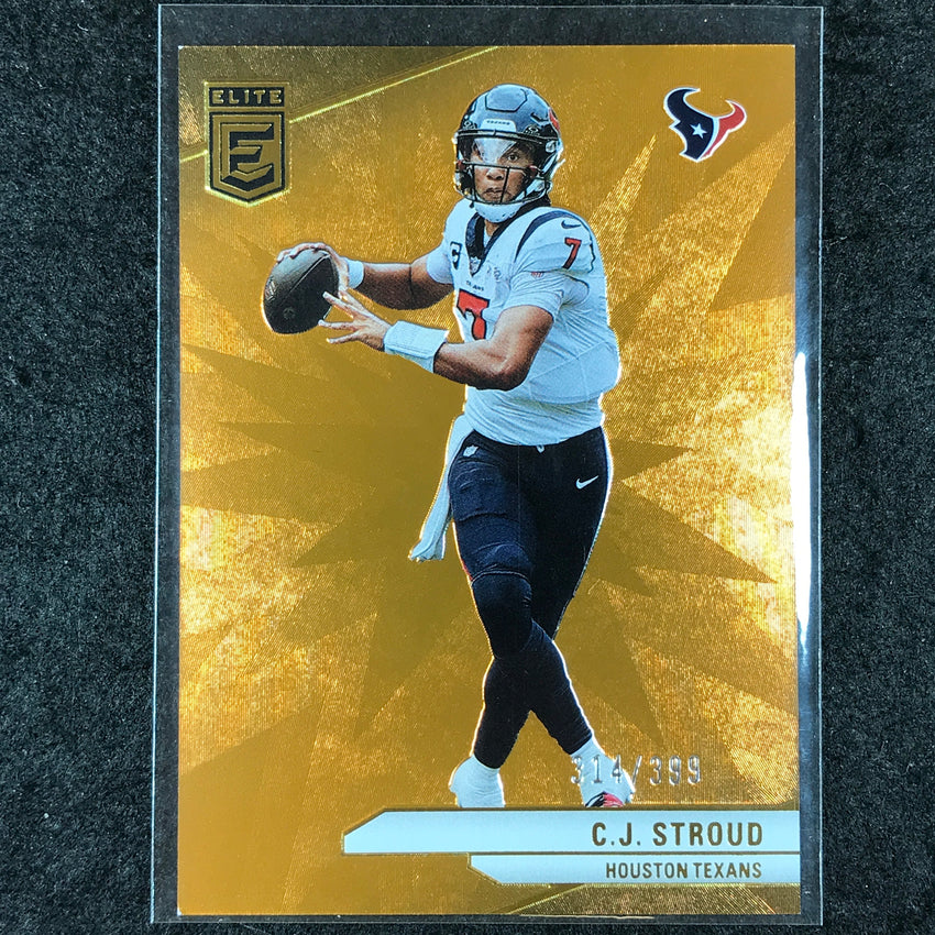 2024 Donruss Elite Football C.J. STROUD Base Orange 314/399 #50