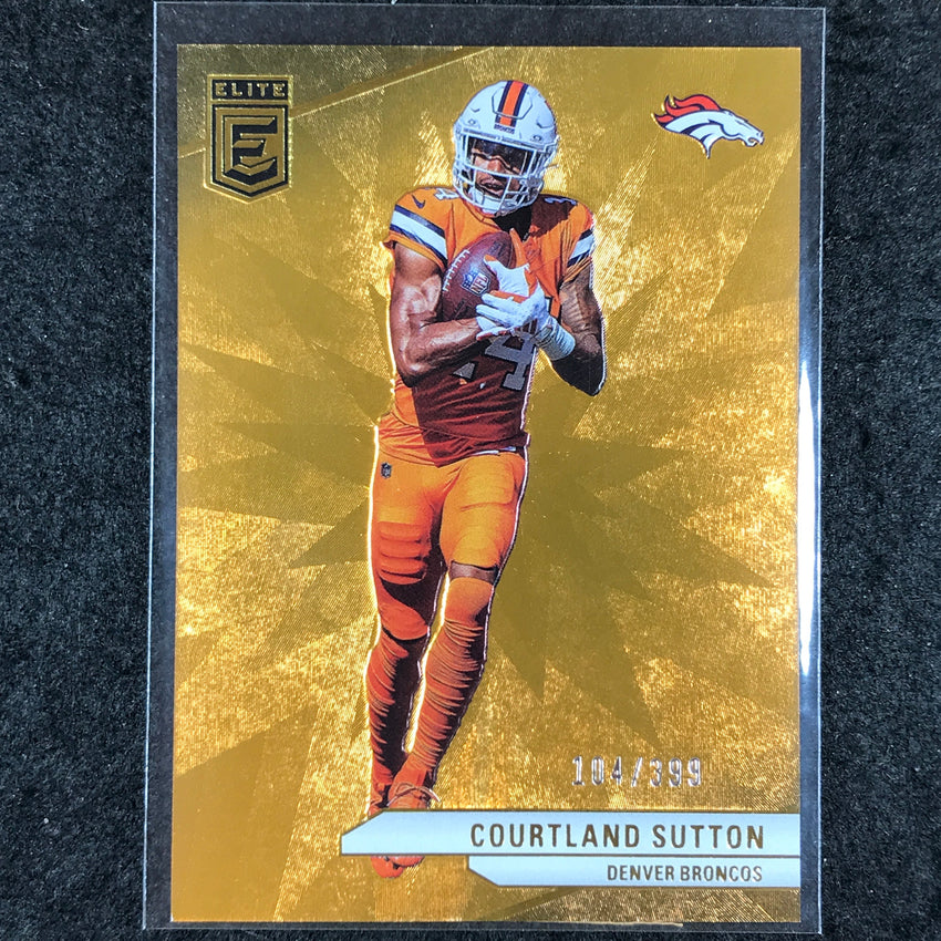 2024 Donruss Elite Football COURTLAND SUTTON Base Orange 104/399 #68