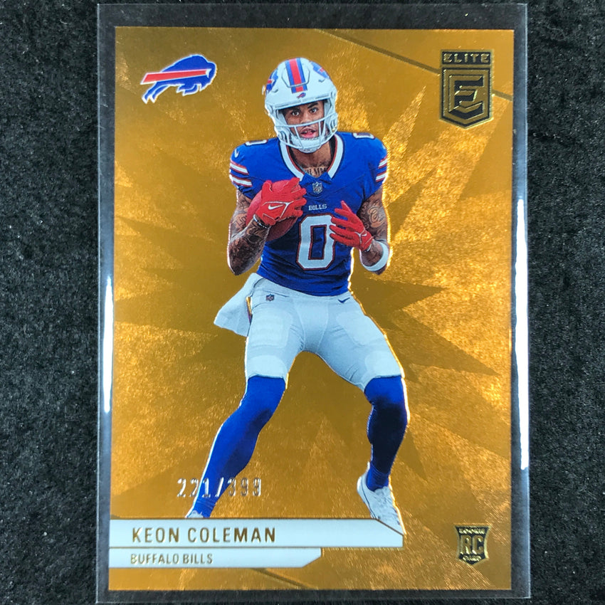 2024 Donruss Elite Football KEON COLEMAN Rookie Base Orange 221/399 #166