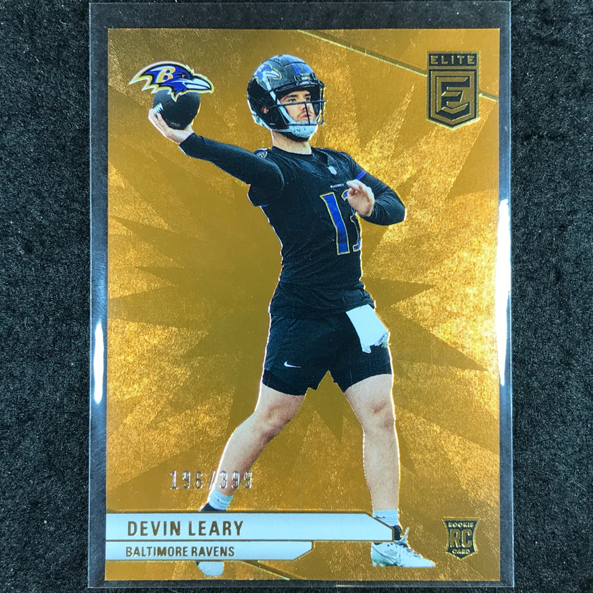 2024 Donruss Elite Football DEVIN LEARY Rookie Base Orange 196/399 #199