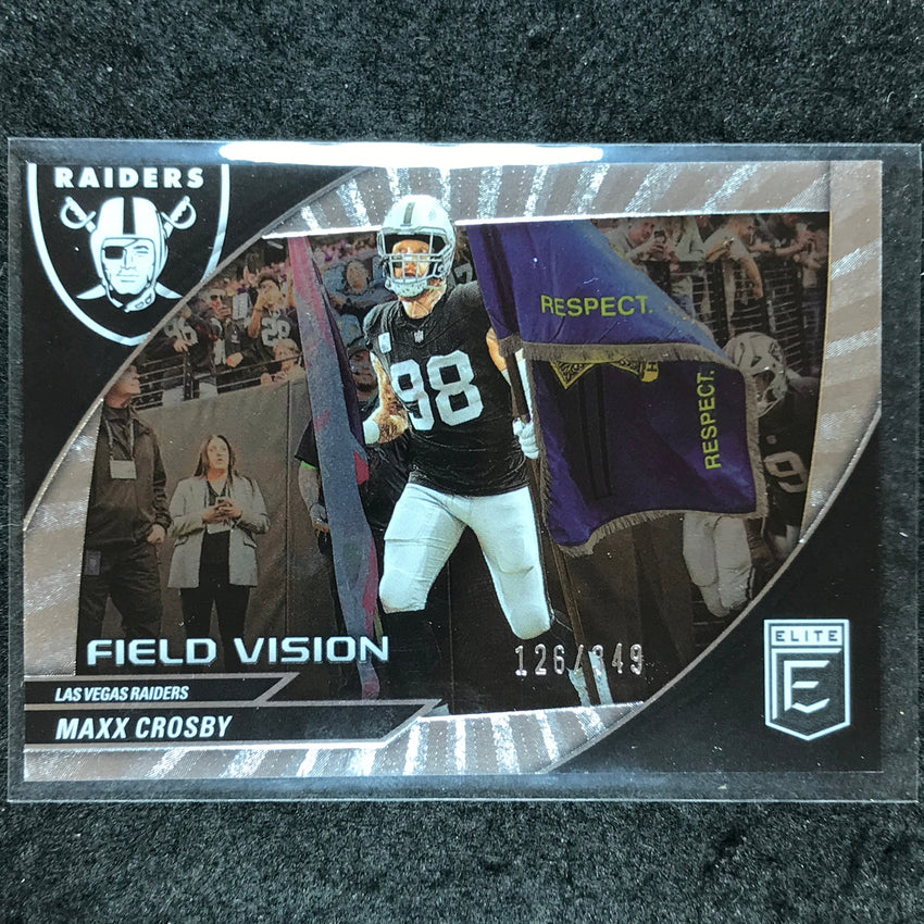 2024 Donruss Elite Football MAXX CROSBY Field Vision Base 126/349 #6
