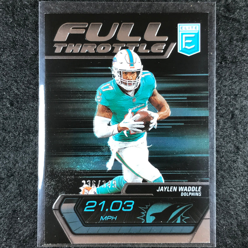 2024 Donruss Elite Football JAYLEN WADDLE Full Throttle Base 236/349 #16