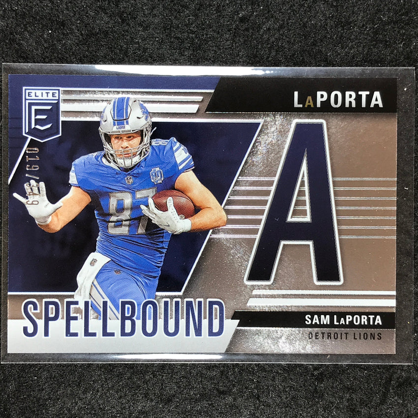 2024 Donruss Elite Football SAM LAPORTA "A" Spellbound Base 19/349 #6
