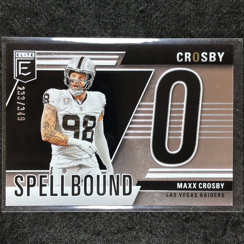 2024 Donruss Elite Football MAXX CROSBY "O" Spellbound Base 233/349 #23