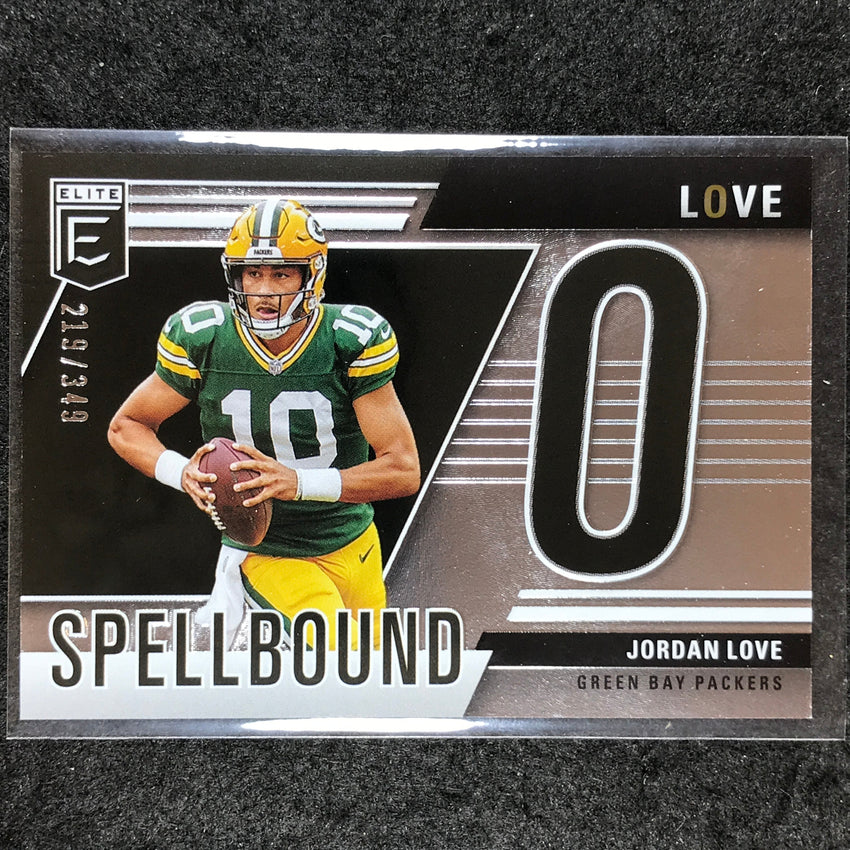 2024 Donruss Elite Football JORDAN LOVE "O" Spellbound Base 219/349 #28