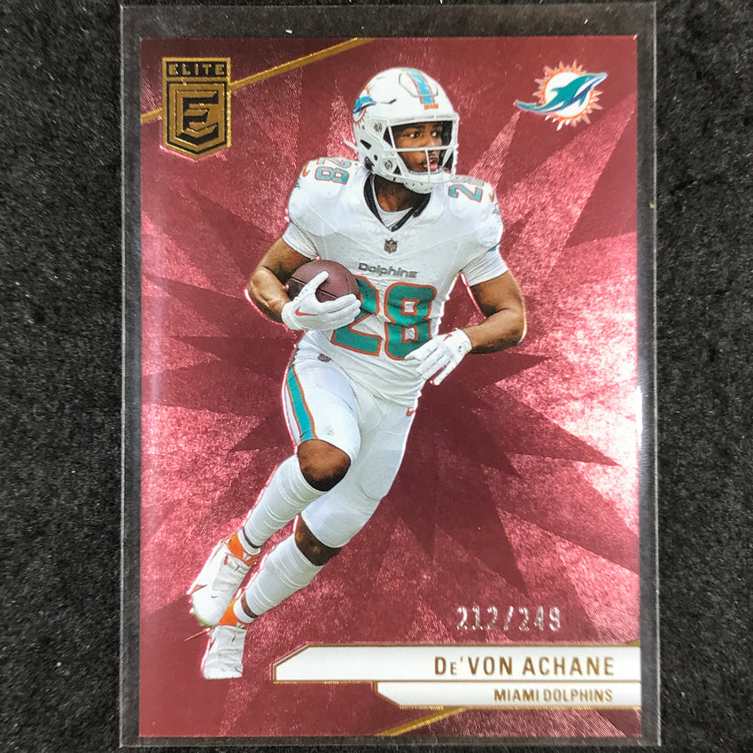 2024 Donruss Elite Football DE'VON ACHANE Base Maroon 212/249 #19