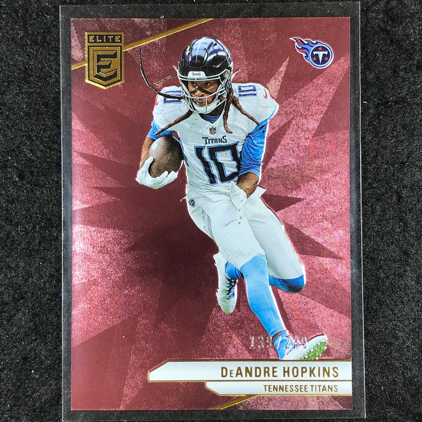 2024 Donruss Elite Football DEANDRE HOPKINS Base Maroon 139/249 #22