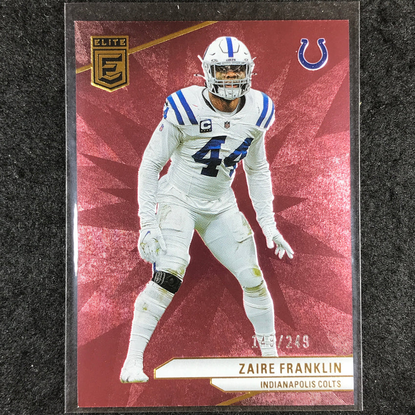2024 Donruss Elite Football ZAIRE FRANKLIN Base Maroon 149/249 #44
