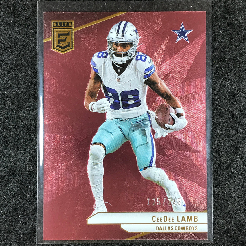 2024 Donruss Elite Football CEEDEE LAMB Base Maroon 125/249 #81
