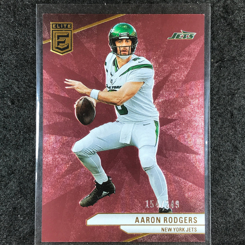 2024 Donruss Elite Football AARON RODGERS Base Maroon 154/249 #99
