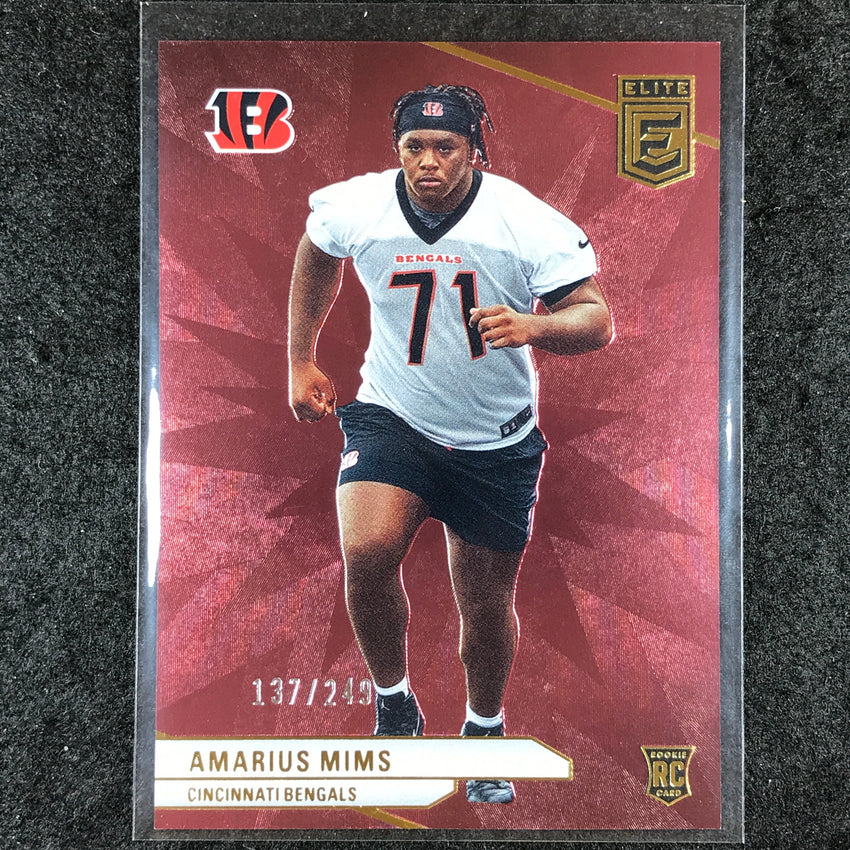 2024 Donruss Elite Football AMARIUS MIMS Rookie Base Maroon 137/249 #111