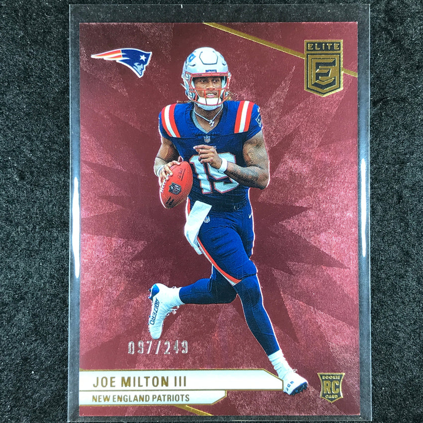2024 Donruss Elite Football JOE MILTON III Rookie Base Maroon 97/249 #115