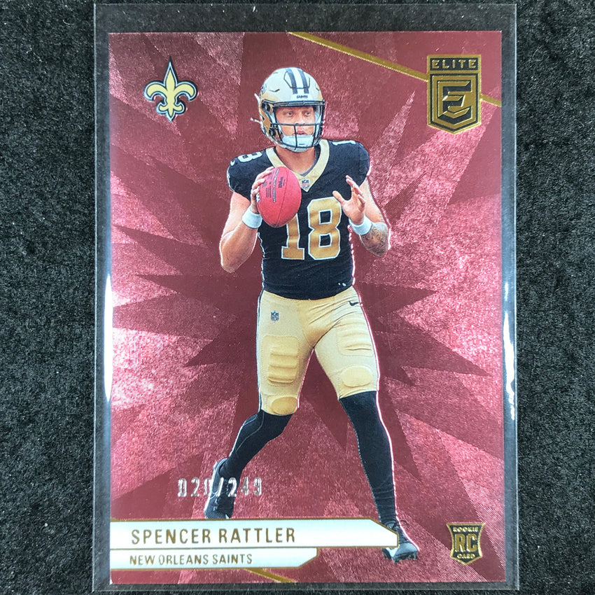 2024 Donruss Elite Football SPENCER RATTLER Rookie Base Maroon 20/249 #155