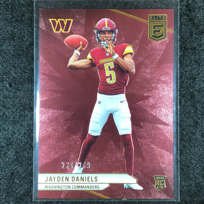 2024 Donruss Elite Football JAYDEN DANIELS Rookie Base Maroon 224/249 #165