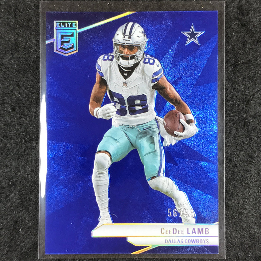 2024 Donruss Elite Football CEEDEE LAMB Base Blue 56/99 #81