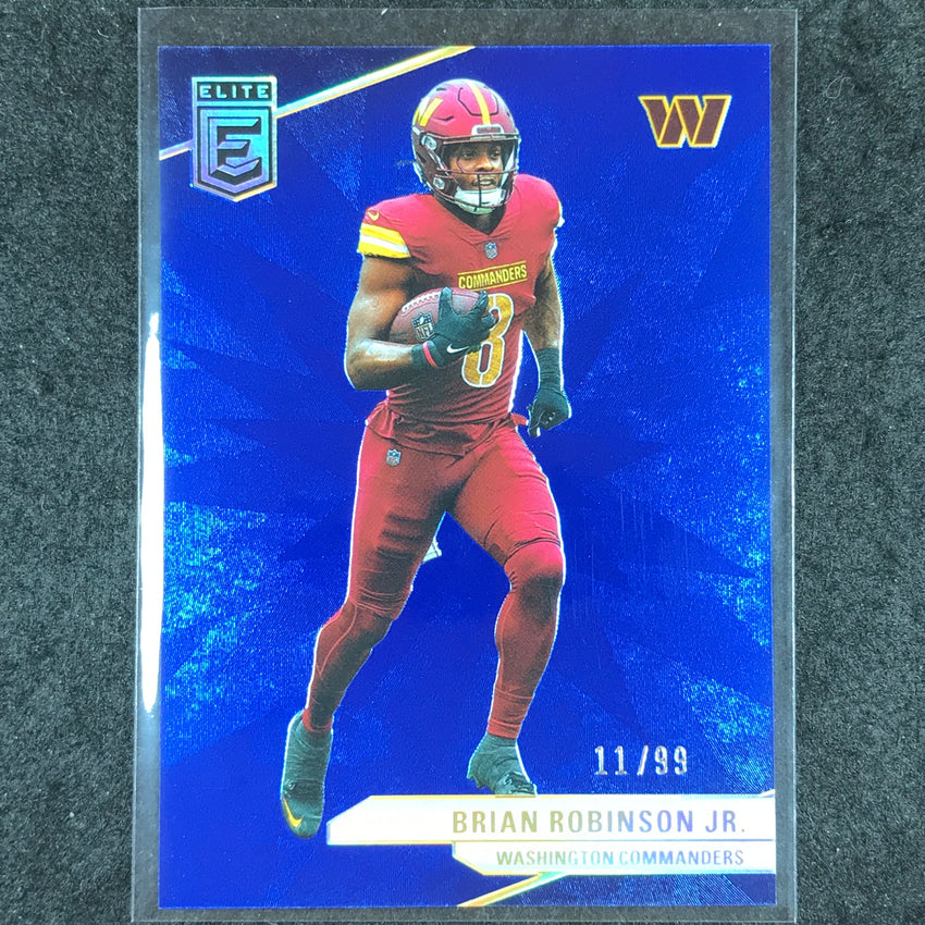 2024 Donruss Elite Football BRIAN ROBINSON JR. Base Blue 11/99 #98